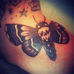 #tattoo #deathmoth #traditional_tattoo 