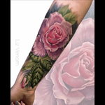 #pink #rose tattoo, #lizvenom #rose #roses #watercolour #watercolor #painterly #nature #botanical #realism #female #floral #flowers #girly #feminine #ladytattooers #vintage #classical #color #colour #best #beautiful #flattering #amazing 
