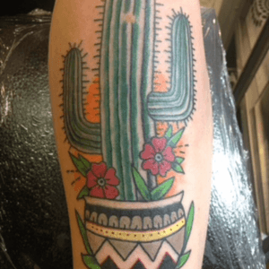Finished beauty 🌵🍦#cactus #cactustattoo #colourfulcactus #prettycactus #cactusflower  #cactusgirl #cactuslove 