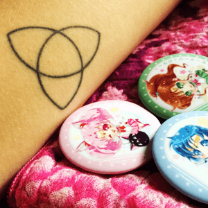 Triquetra and Sailormoon love 💖 #tattoo #sailormoon 