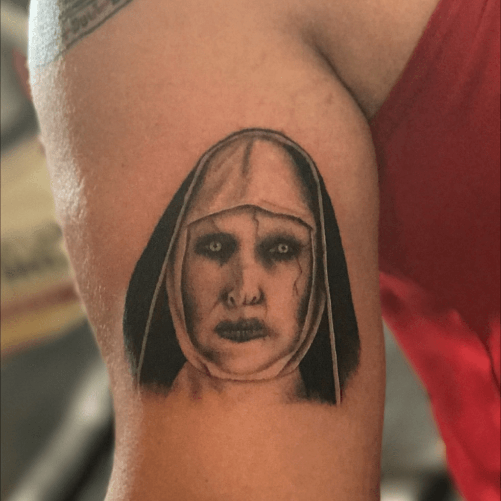 The Conjuring Universe on Twitter Another fan got a Nun tattoo This  ones sooo dope TheConjuring2 httpstco6KREcsu76v  Twitter