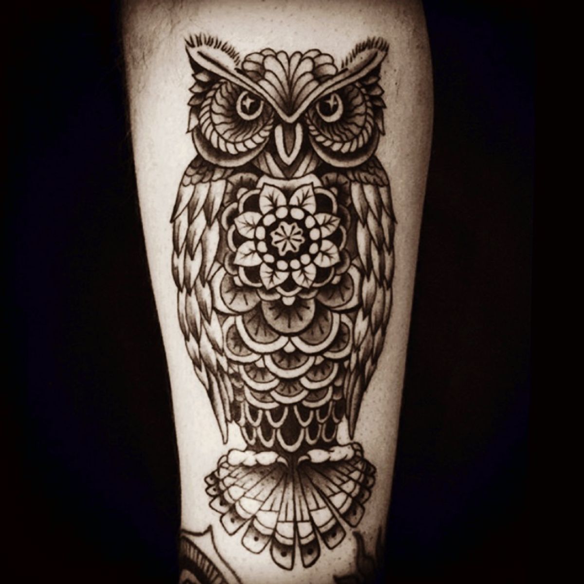 Tattoo uploaded by Robbie Hall • Mandala owl design?? • Tattoodo