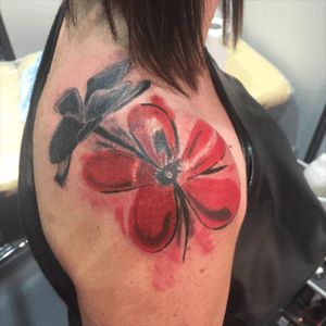 #tattoo #flowers #aquarelltattoo 