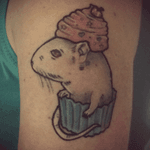 #Hamster #cute #tattoo #mousecake #mouse #love #cupcake #aprentice #andreandradeart