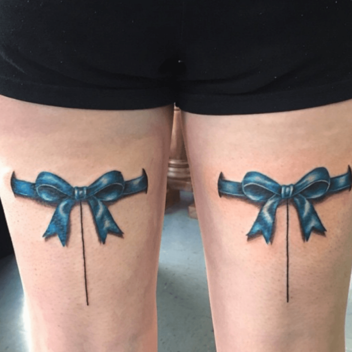 Back of the leg bows Tattoo Tattoos TattooArt Ink Ink  Flickr