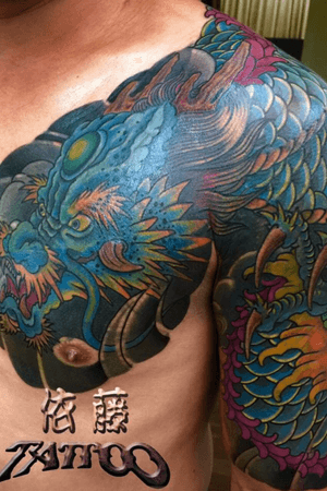 #coverup #coveruptattoo #dragon #dragontattoo #japanese #japanesetattoo #tattooartist #tattooart 