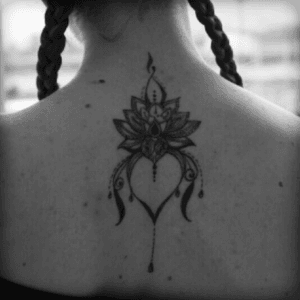 Lotus flower #tattoo #blackwork #flower #blackandwithe #back #mandala