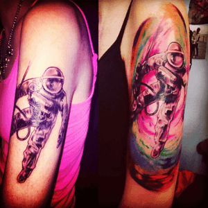 Space half sleeve #tattoo #tattoos #tat #ink #inked #tattooed #tattoist #coverup #art #design #instaart #instagood #sleevetattoo #handtattoo #chesttattoo #photooftheday #tatted #instatattoo #bodyart #tatts #tats #amazingink #tattedup #inkedup