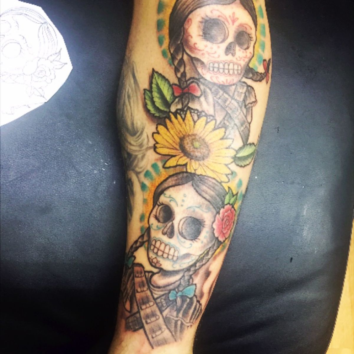 Tattoo Uploaded By Romulo Gonzalez Saad Adelitas Candy Skulls Tattoodo