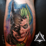 Batman/Joker  #tattoo #tattoos #tat #ink #inked #batman #batmantattoo #joker #jokertattoo #suicidesquad #tattooed #tattoist #coverup #art #design #instaart #instagood #sleevetattoo #handtattoo #chesttattoo #photooftheday #tatted #instatattoo #bodyart #tatts #tats #amazingink #tattedup #inkedup