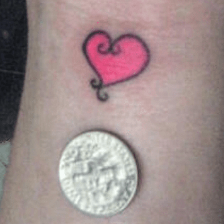 punk heart tattoo
