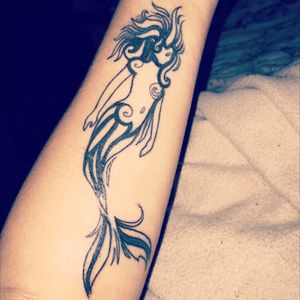 My Siren tattoo in rememberance and how much my Pitbull Siren meant to me. 