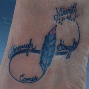 In honor of my deceased mother... 'Through struggle comes strength' is a statement in which my brother and I lived by, and is what kept us going
