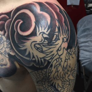 Dragon sleeve #irezumi #irezumitattoo #japanesetattoos #tattoo #tattoos #tattooedmen #tattooedguys #inked #ink #tattoodo #background #dragontattoo #mydreamtattoo #besttattooartists #tattooartist #tattooist #melbournetattoo #Australiantattoo 