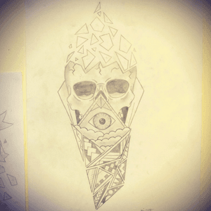 Trippy illuminati skull design #trippy #skull #eye #illuminati #design #tattoodesign #tattooidea #designidea #design #personaldesign #original #originldesign #shatter #shattered #glass #shatteredglass #pattern 