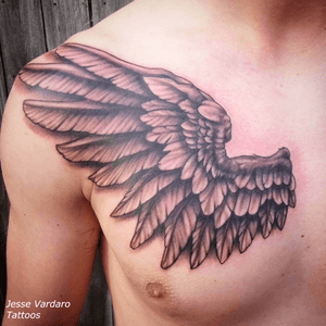 Wing Tattoo by Jesse Vardaro