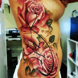 Beautiful! #roses #pinkroses #watercolor 