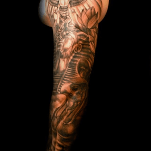Would love to be able to finally finish up this memorial sleeve for my father !! #dreamtattoo @amijames #RIPPOPS 