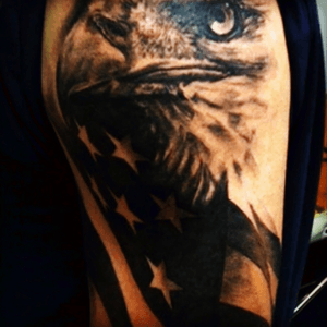 #dreamtattoo would be like this. I already have somethin patriotic on my right forearm but i would like this with our nation's flag to wrap around my whole right arm. Times like now are what makes me even more thankful for our men and women overseas fighting and giving their lives for something we as Americans take for granted sometimes. It would just be another way of showing that i love my country and to show my greatfulness for our heroes over seas #dreamtattoo 