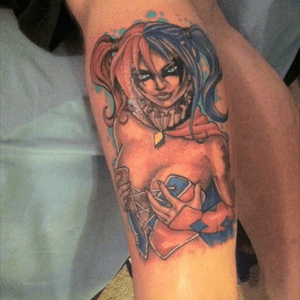 #harleyquinn tattoo by #chadglover. #harley