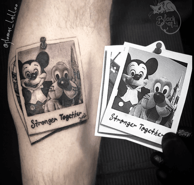• Polaroid Memory • Mickey & Pluto Disney World 2002 ————————————- #blackcatink #lafincagolf #algorfa #sorrymom #sorrymomambassador #tattoodo #tattoosocial #tattoofreaks #bcntattoo #alicantetattoo #tattoospain #bcnttt #tattooart #tattoolife #tattooartist #nerdytattoosdaily #mickytattoo #mickeymouse #pluto #tattooworkers #instatattoo #disneytattoo #disney #disneyfan #instadisney #thebestspaintattooartists #tattooartmagazine #picoftheday #instadaily #tattoosnob @disney @disneytattooart @disneystudios #mickeymouse #pluto #disney #tattoooftheday 