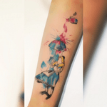 Alice aquarela #watercolor #tattooaquarela #aliceinwonderland 