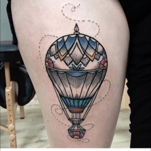 #megandreamtattoo I'd love to have a hot air ballon which reminds me of my travels around the world!