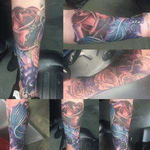 On my way to a full sleeve! This is whay I got so far! Done by Krystian at Dutch Ink #dutchink 
