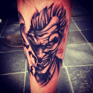 #deadlucky #tattoo #ink #tattoos #gamertattoo #gametattoo #gamer #jokertattoo #joker #arkhamtattoo #arkhamasylum #realistictattoo #realistic #deliriousread #marcinromanowski #brightontattoo #tattooartist 