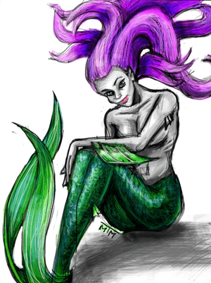 #mermaid #mermaidtattoo #tattooart #digitalart #mtm