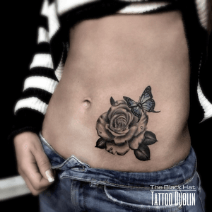 We are blessed to have an amazing team of artists that are highly creative and able to guide you through your tattoo choice. And we have a range of unisex designs that fit to all genders. The only source of inspiration is you and the only limit is our artist team imagination. But it is true that some tattoo designs are more asked for women or some styles fit more with female expectation. Theblackhattattoo.com #rosetattoo #flowertattoo #flowers #tattooforgirls #tats #tattoodublin #butterflytattoo #realistictattoo #besttattoodublin #tattooartistdublin #tattooart 