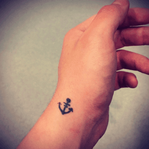 Anchor on the side of my left wrist