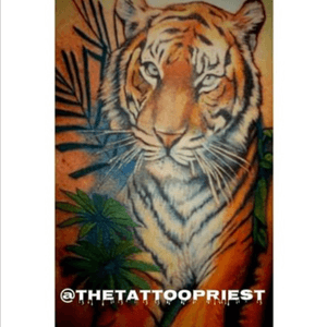 Color tiger piece by @heritage_ink_915 at 915 castle hill ave appointments DM/CALL 347-780-3502#inkkarmasutra #may #mayweather #mcgregor #tattoo #boxer #like4like #little #blackandgrey #trusted #tattoo #f4f #l4l #money #ink #followforfollow #follow4follow #freedom #model