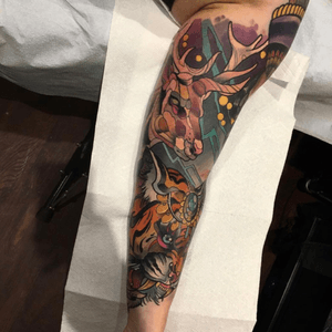 Continued sleeve work by Grant 