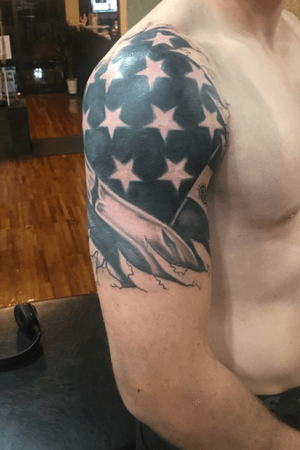 American Flag redone to this masterpeice 