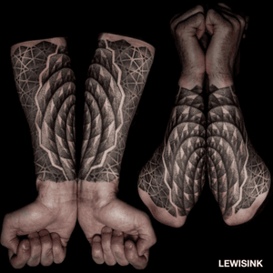 Tattoo uploaded by Tara • His instagram shows a video of this as he twists  his arms. Its cool. #hyperrealism #3D #linework #sleeve • Tattoodo