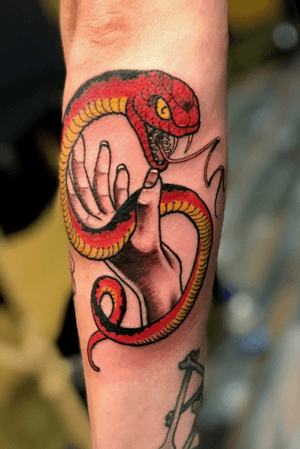 #snake #hand #neotraditional #color 