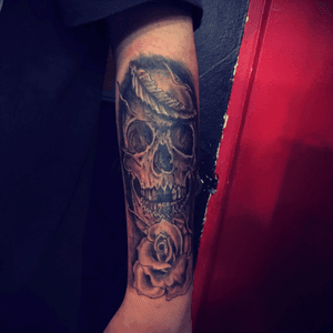 My First Tattoo, Thank you Andres of Tattoo Rockers, Chile #Tattoorockers #SantiagoChile  #newtattoo 