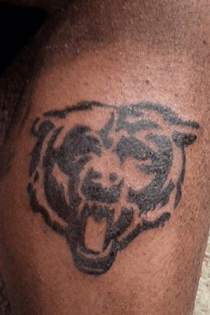 Chicago bears tattoo