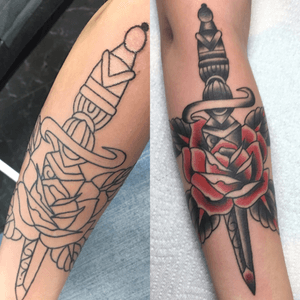 Rose and dagger  