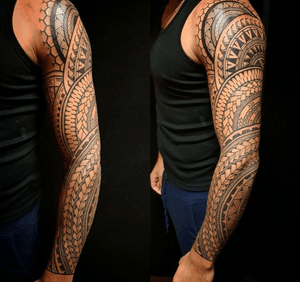 Done by Jarno Theijn - Resident Artist                            #tat #tatt #tattoo #tattoos #tattoolove #tattoolovers  #ink #inked #inkedup #inklove #inklover #inklovers #maori #maoristyle #maoritattoo #maorisleeve #armtattoo #armsleeve #sleeve #sleevetattoo #amazingink #amazingartist #amazingart #art #culemborg #netherlands