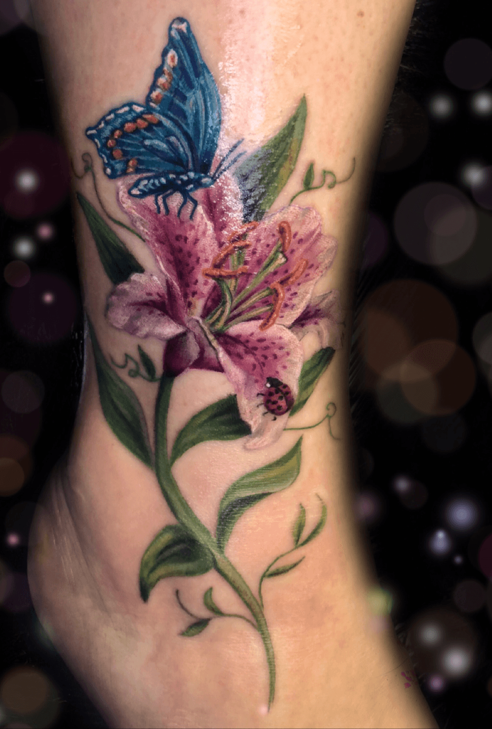 Flower tattoo by Carlos Breakone | Photo 18409