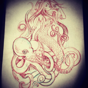Drawing for tattoo... In progress, photo upon completion 
