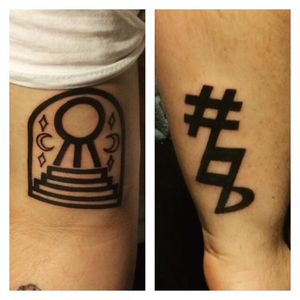 Tattoo uploaded by James Grigoras • Left hail the sun tattoo. Right ...