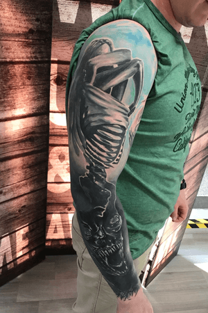 Cover of forearm and fullsleeve tattoo