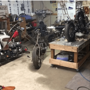 My motorcycle fabracation shop bring back forgotten or left behind motorcycles