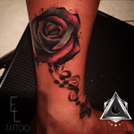 Water color Rose with Rosary  #tattoo #tattoos #tat #ink #inked #rose #rosetattoo #rosarytattoo #watercolor #tattooed #tattoist #coverup #art #design #instaart #instagood #sleevetattoo #handtattoo #chesttattoo #photooftheday #tatted #instatattoo #bodyart #tatts #tats #amazingink #tattedup #inkedup