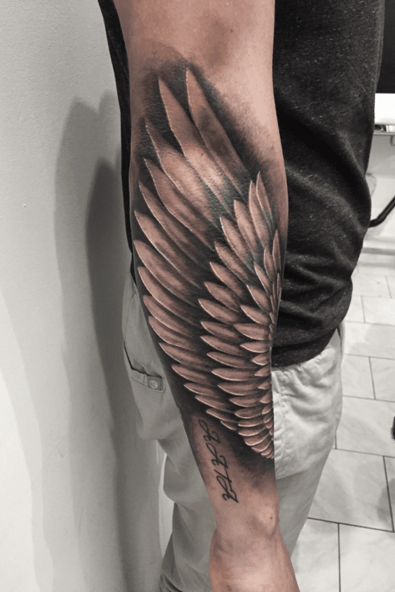 Tattoo uploaded by Addict'Ink Tattoo • Wing tattoo, tatouage aile # ...