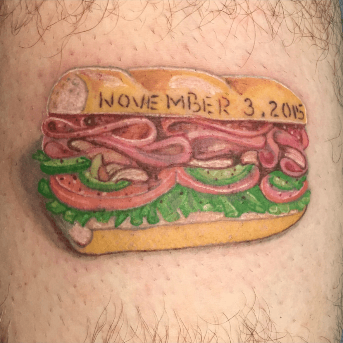 Man wins free subs for life after getting Subway tattoo
