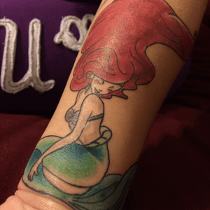 Mermaid by Ray Young of Salem, MA @ Sacred Harp Tattoo